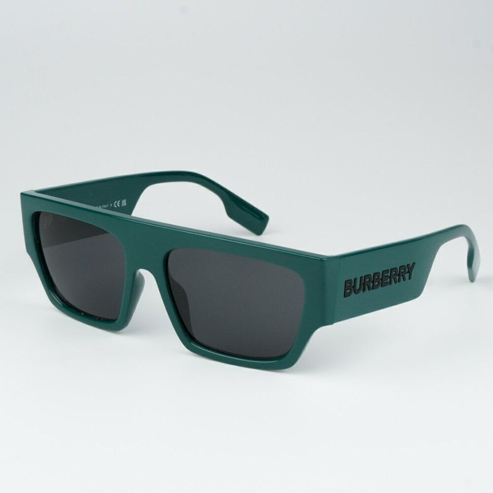 NEW Burberry BE4397U MICAH 407187 Green Dark Grey Unisex Sunglasses